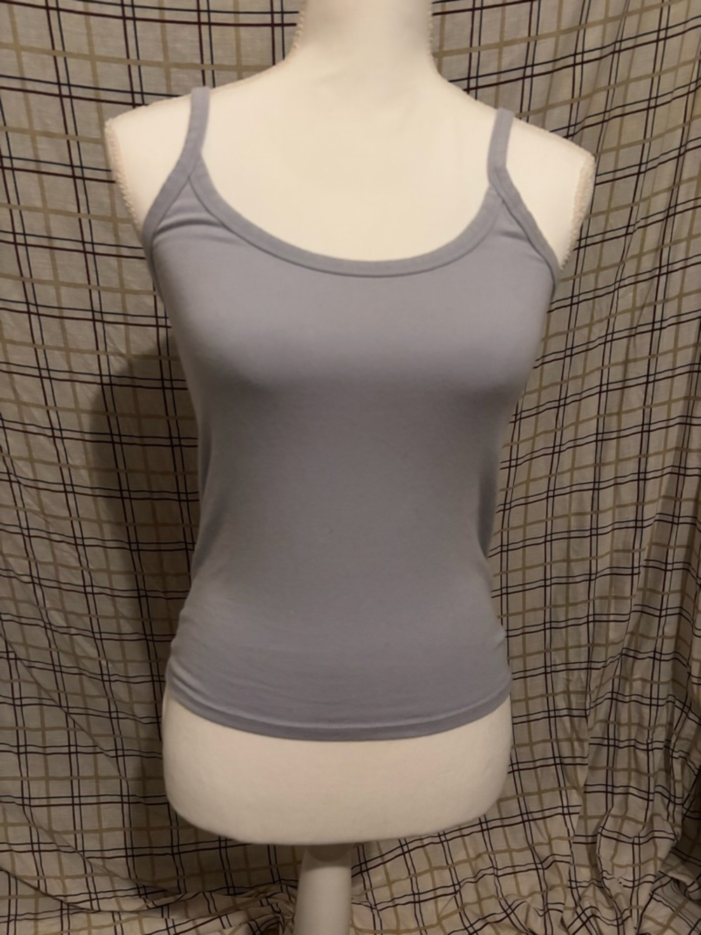 Forever 21 Soft Pale Blue Scoop Neck Tank Top